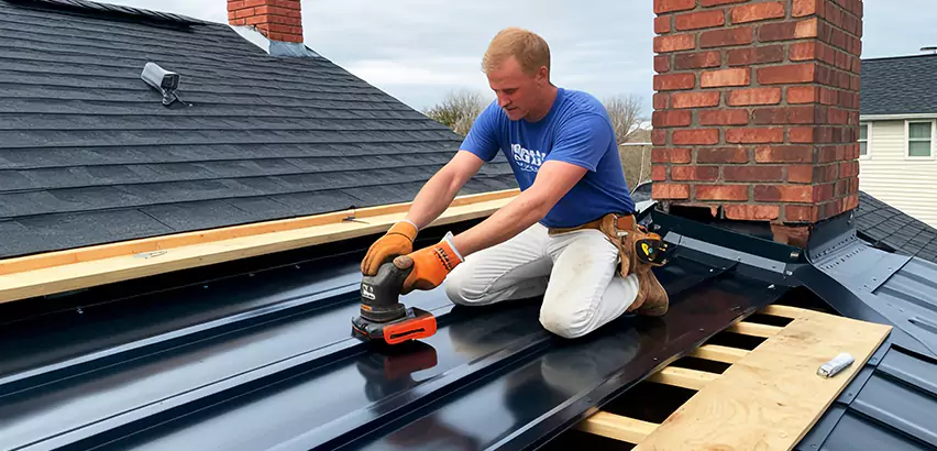 Metal Barn Roof Replacement in Lake Zurich